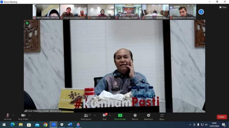 Rapat Persiapan Kunker Komisi III DPR RI ke Kemenkumham Banten, Karo Hukerma: Fokus!