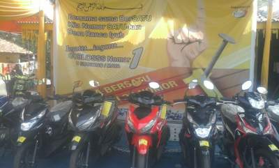Rayu Pemilih, Calon Kades Ranca Iyuh Siapkan Door Prize Mobil dan Motor