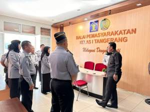 Bintorwasdal, Kepala Divisi Pemasyarakatan Kunjungi Bapas Kelas I Tangerang