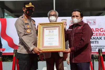 Kapolresta Tangerang Raih Penghargaan Dari Lembaga Perlindungan Anak