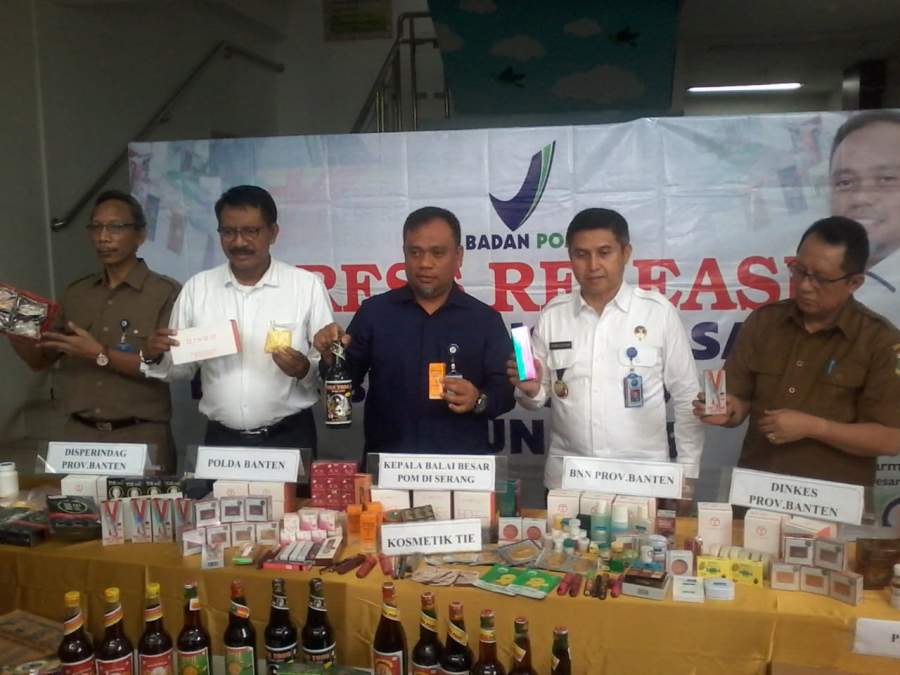 BPOM:Masyarakat Banten Berhati-hati Terhadap Prodak Makanan, Kosmetik dan Obat-obatan