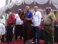 Rangkaian MRSF, Satlantas Polres Serang Adakan Jalan Sehat dan Snam Kolosal