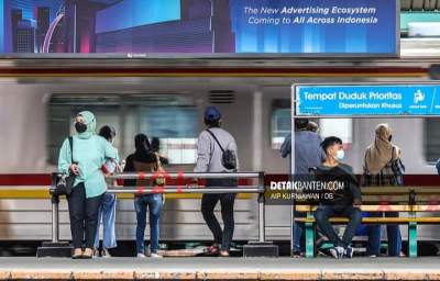 Ilustrasi perjalanan kereta api. (Aip/Detakbanten) 