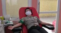 Serdik Sespimmen Angkatan 60 Donor Darah di PMI Serang