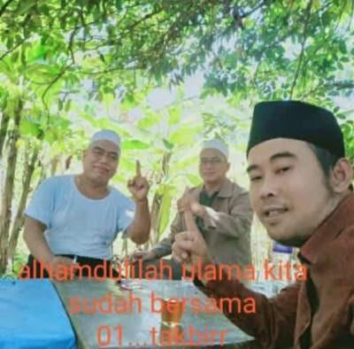 Beredar Foto Bertuliskan Dukungan Ulama ke Calon Kades Cibugel