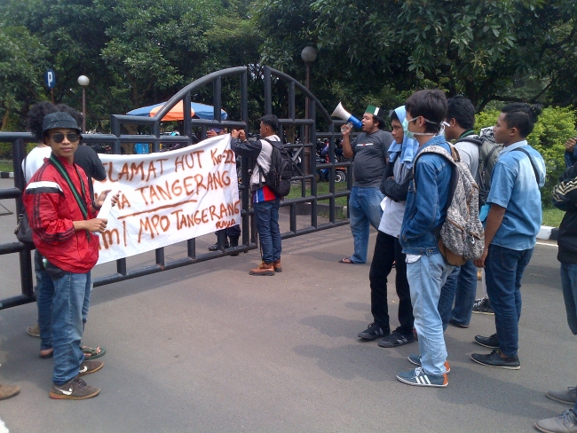 HMI Cabang Tangerang Raya Tagih Janji Wali Kota