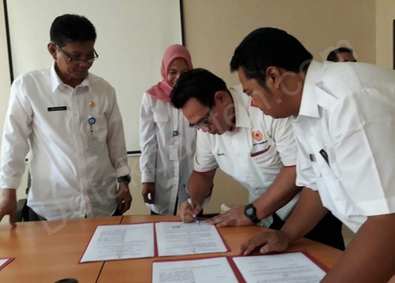 Dispora Kota Tangerang Teken NPHD Dengan KNPI dan KONI