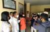 Tersangka pencabulan anak kandung ditangkap Polresta Deli Serdang.(istimewa).