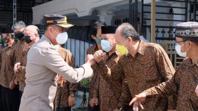 Kapolres Tanjung Balai silaturrahmi ke Forum Kerukunan Ummat Beragama