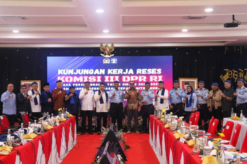 Pengawasan Orang Asing Hingga Pencegahan TPPO Jadi Topik Utama Reses Komisi III DPR RI di Kemenkumham Banten