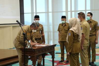 Lantik 301 Pejabat Fungsional Benyamin: Ini Bentuk Penyederhanaan Birokrasi