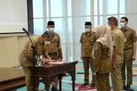 Lantik 301 Pejabat Fungsional Benyamin: Ini Bentuk Penyederhanaan Birokrasi