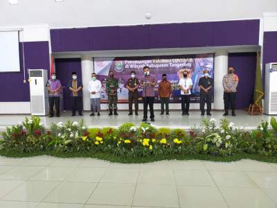 10 Pejabat Forkopimda Kabupaten Tangerang Jalani Vaksin