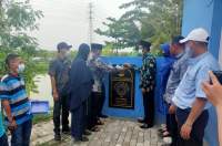 Ali Taher Resmikan Balai warga di Pisangan Jaya Sepatan