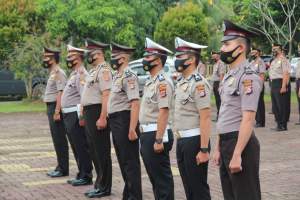 86 Anggota Polres Lebak Naik Pangkat