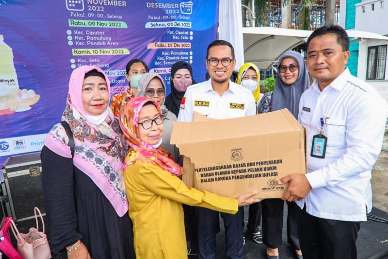 Kendalikan Inflasi, Pemkot Tangsel Gelar Bazar Murah di 7 Kecamatan