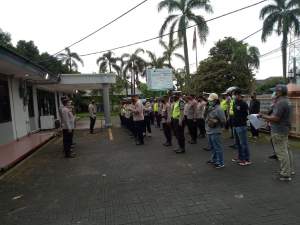 Wakapolresta Tangerang Pimpin Apel Pengawalan Aksi Demo Buruh