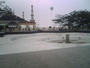 Inilah kondisi Alun-alun KP3B Yang Tidak Terawat