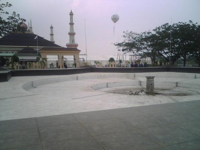 Inilah kondisi Alun-alun KP3B Yang Tidak Terawat