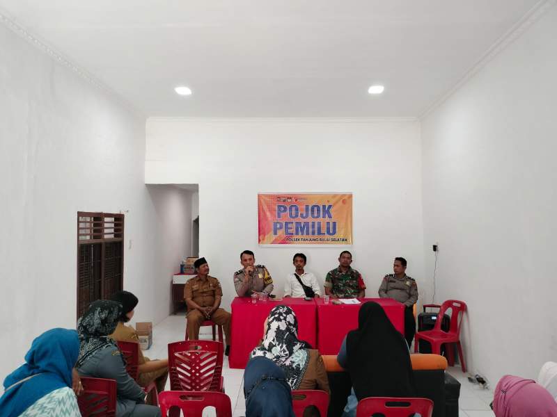 Pojok Pemilu, Polsek TBS  Ingatkan warga Datang Ke TPS