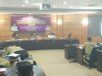 rapat koordinasi rencana kegiatan tanah APBD perubahan tahun 2107.