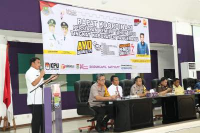 Rudi Maesal Pimpin Rakor Persiapan Pemilu Tahun 2019