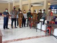 Kapolsek Pasar Kemis Cek Kesiapan Lokasi Vaksinasi Merdeka