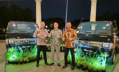 Peluncuran PT MMKSI dengan produk terbarunya, New Colt L300 melalui acara 5uper Lauch-Customer Gathering di bilangan Gading Serpong, Kabupaten Tangerang.