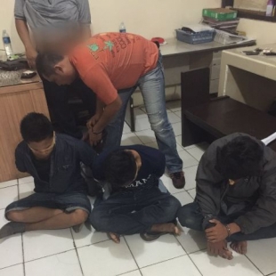 4 Pelaku Pepet,Rampas Motor Di Bekuk Polres Metro Tangerang Kota