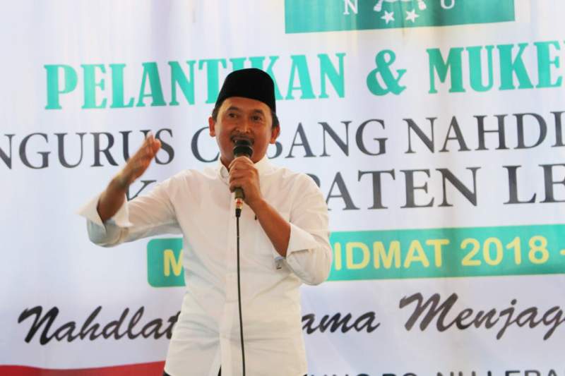 Wabup Hadiri Pelantikan Dan Mukercab IX PCNU Kabupaten Lebak