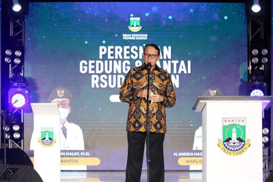 Saat Resmikan RSUD Banten, Gubernur WH : Jangan Membiarkan Masyarakat Sakit