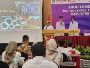 Wabup Intan Buka Acara High Level Meeting Tim Pengendali Inflasi Daerah