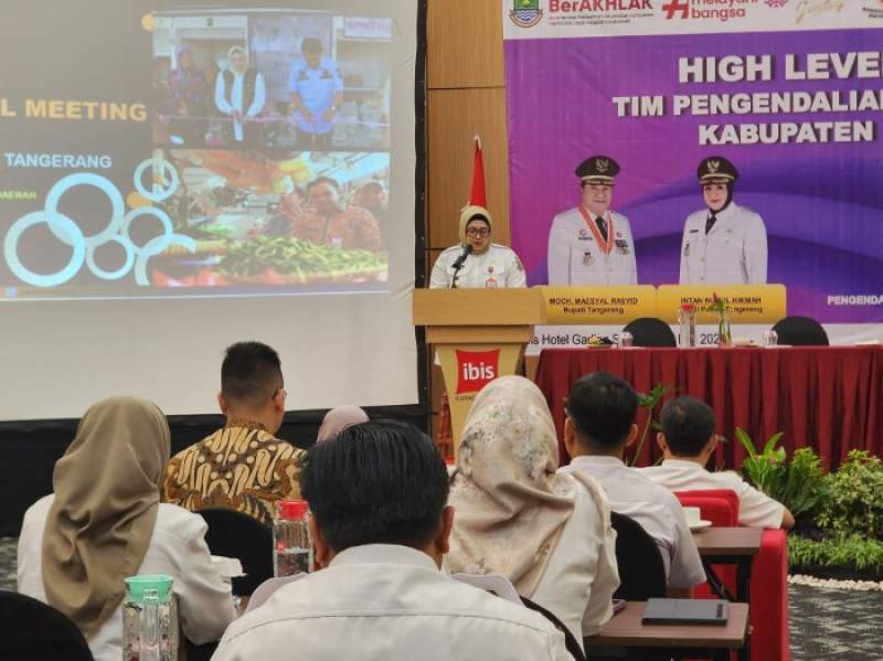 Wabup Intan Buka Acara High Level Meeting Tim Pengendali Inflasi Daerah