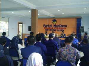 Merayakan Ultah Ke 9, Ketua DPW NasDem Banten Intruksikan Pengurus DPD Lakukan Konsolidasi