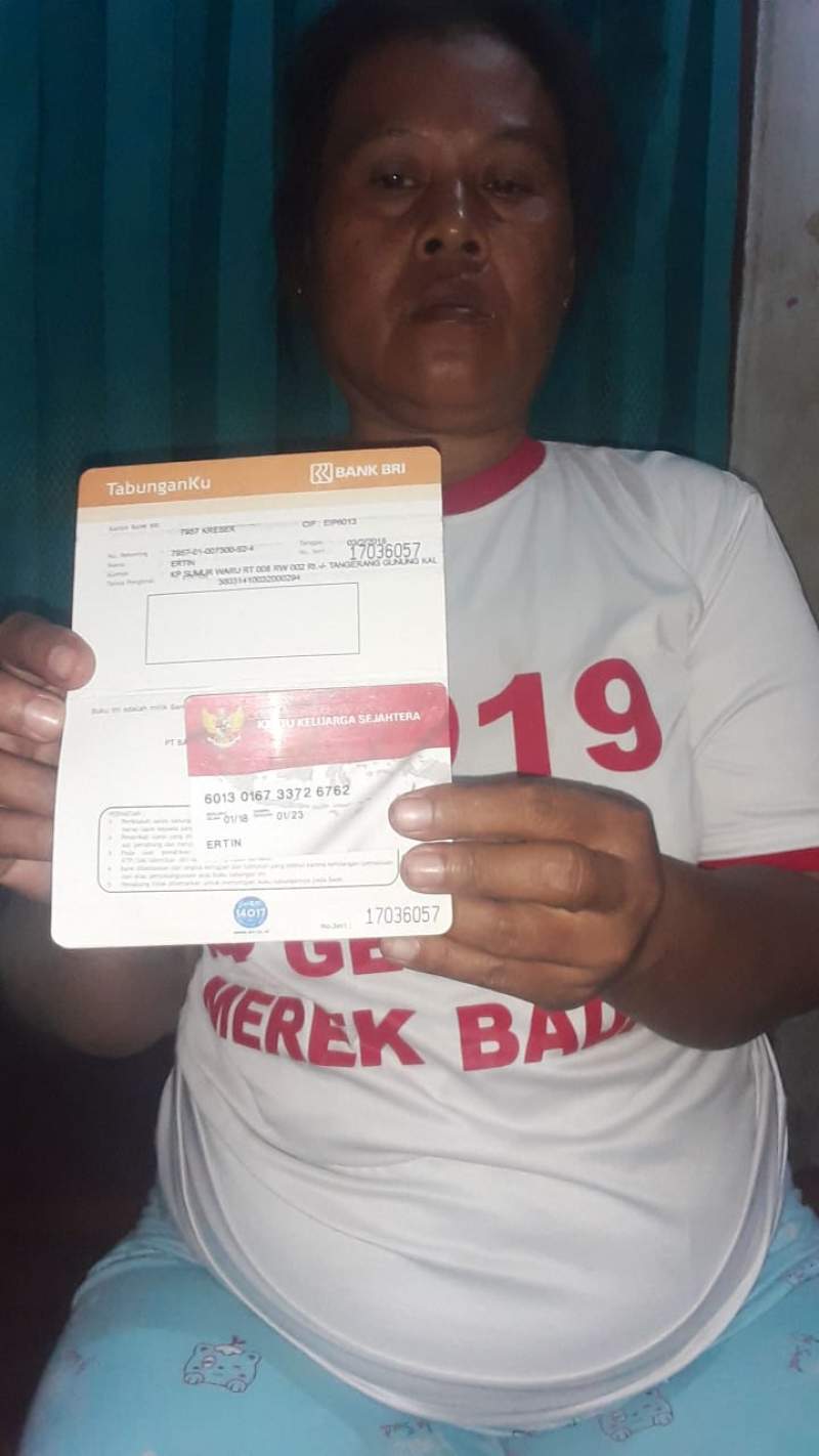 Terima Hanya Rp 25 Ribu, Penerima Bantuan Di Gunung Kaler PKH Protes Pendamping