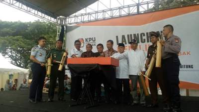 Launching Pilkada Lebak.