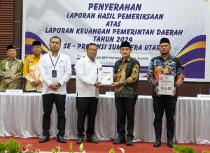 Tujuh Kali Berturut-Turut, Pemko Tebing Tinggi Kembali Raih Opini WTP dari BPK