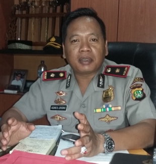 Kapolsek Jatiuwung saat dikonfirmasi