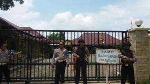 Antisipasi Teror,  Polresta Tangerang  Disiagakan