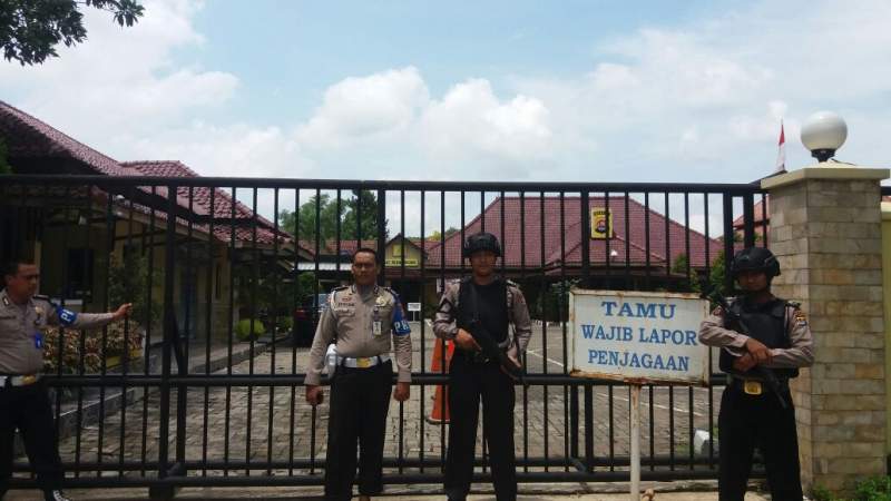 Antisipasi Teror,  Polresta Tangerang  Disiagakan