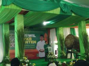 Muswil PKB Banten di Tigaraksa, Kabupaten Tangerang.