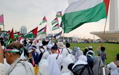 Ada Menlu Retno hingga Capres Anies di Aksi Bela Palestina di Monas