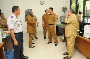 Sekda Lebak Tinjau Dinas Koperasi dan UMKM Kabupaten Lebak