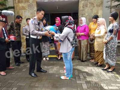 Pakai Sarana EPA, Satlantas Polresta Sosialisasikan Tertib Berlalu lintas