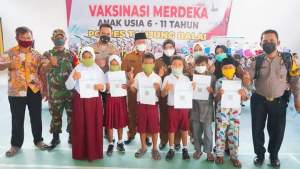 Plt Wali Kota Tanjungbalai Kembali Meninjau Vaksinasi Lansia dan Anak Usia 6-11 Tahun