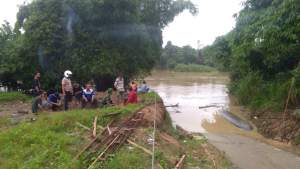 Lokasi diduga terbaliknya perahu eretan