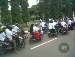 Satlantas Kekurangan Personil Tindak Massa Kampnye Lakukan Pelanggaran