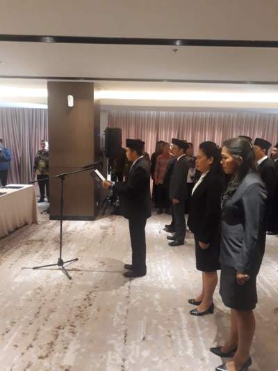 Setelah Sekian Lama Dijabat Oleh Plt, Akhirnya Kepala Sekertariat Bawaslu Banten Dikukuhkan