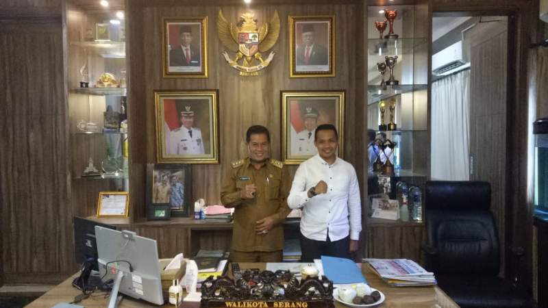 Berkunjung Ke Pemkot Serang, Abdul Latif Sharing Dengan Walikota