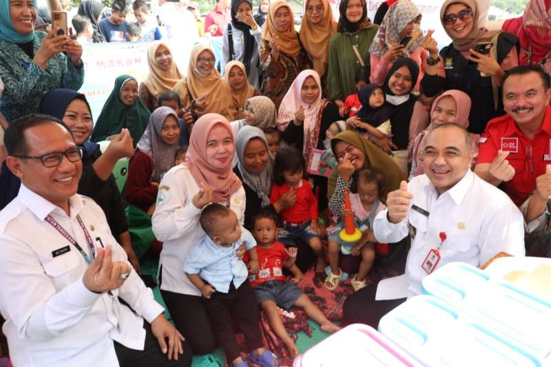 Zaki Luncurkan Pos Gizi, DASHAT dan Gemar Makan Ikan